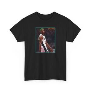 Dennis Rodman Spurs Shirt San Antonio Basketball Tee Rodman